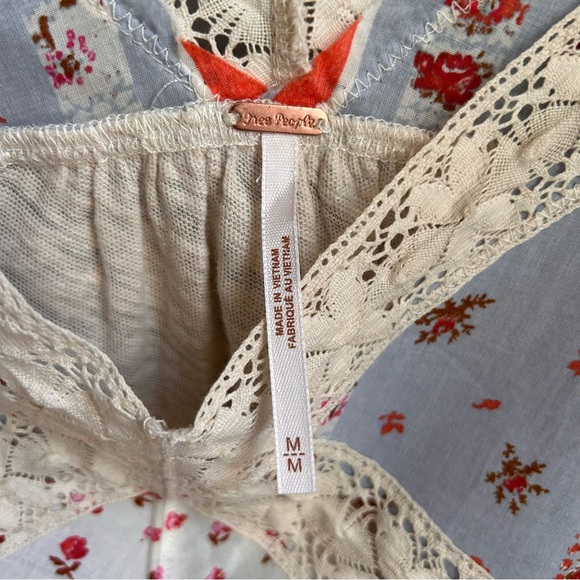 Free People Patchwork Prairie Days Top Boho New SZM - Picture 8 of 8